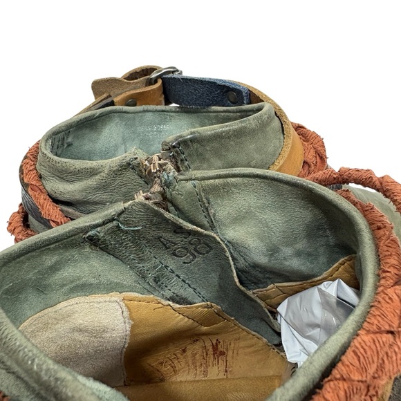 A.S. 98 leather ankle boots airstep strappy vintaged leather 38 8 - Picture 7 of 12